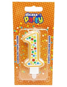 Dicasa Candelina Buon Compleanno - Numero 1